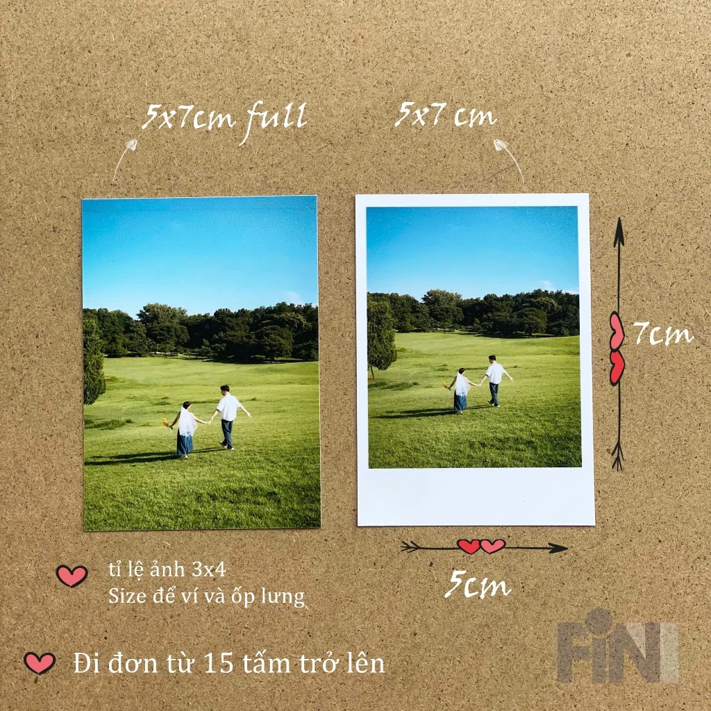 [IN HỎA TỐC Size 5x7] Nhận từ 15 tấm trở lên - In Ảnh Theo Yêu Cầu  - Giấy Lụa Nhám Cao Cấp, Kháng Nước, Mực Chính hãng