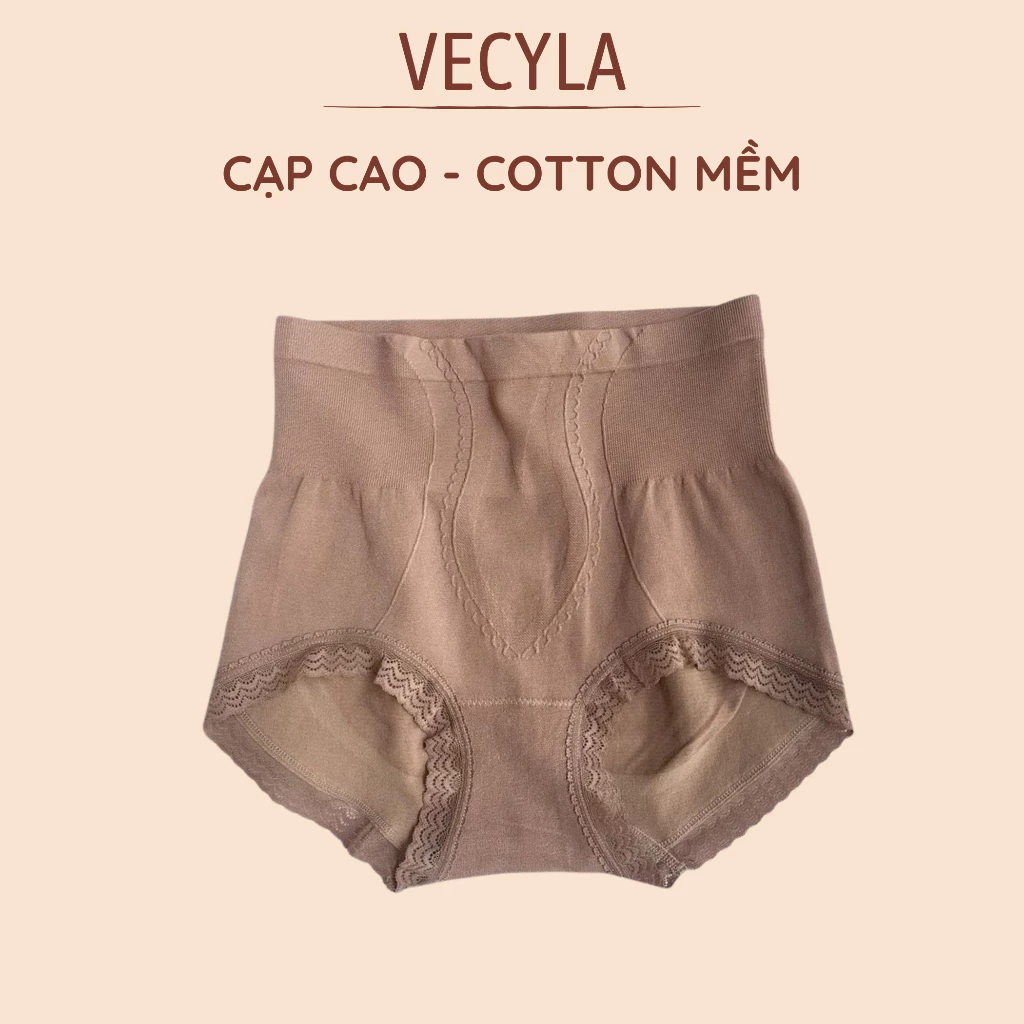 QUẦN LÓT NỮ VECYLA COTTON CẠP CAO GEN BỤNG - NÂNG MÔNG kháng khuẩn - THON GỌN Quần gen 21