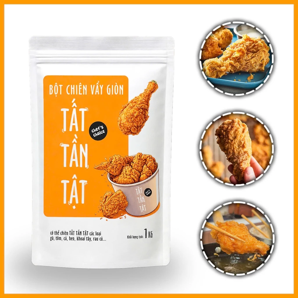 [CHÍNH HÃNG] Bột chiên vẩy giòn TẤT TẦN TẬT bột chiên gia dụng dùng cho tất cả các loại thực phẩm
