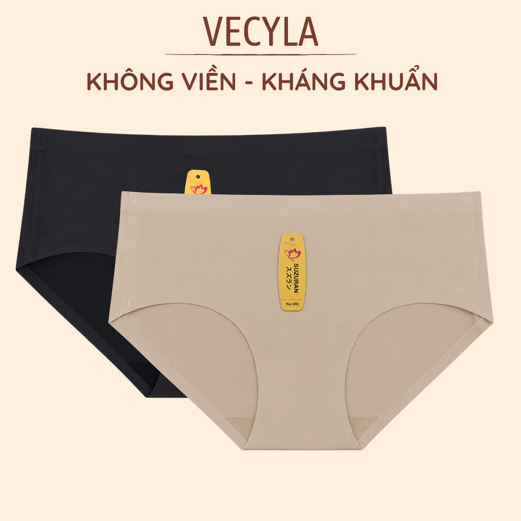 Combo 5 Quần lót VECYLA Quần lót nữ đúc su Không Đường May