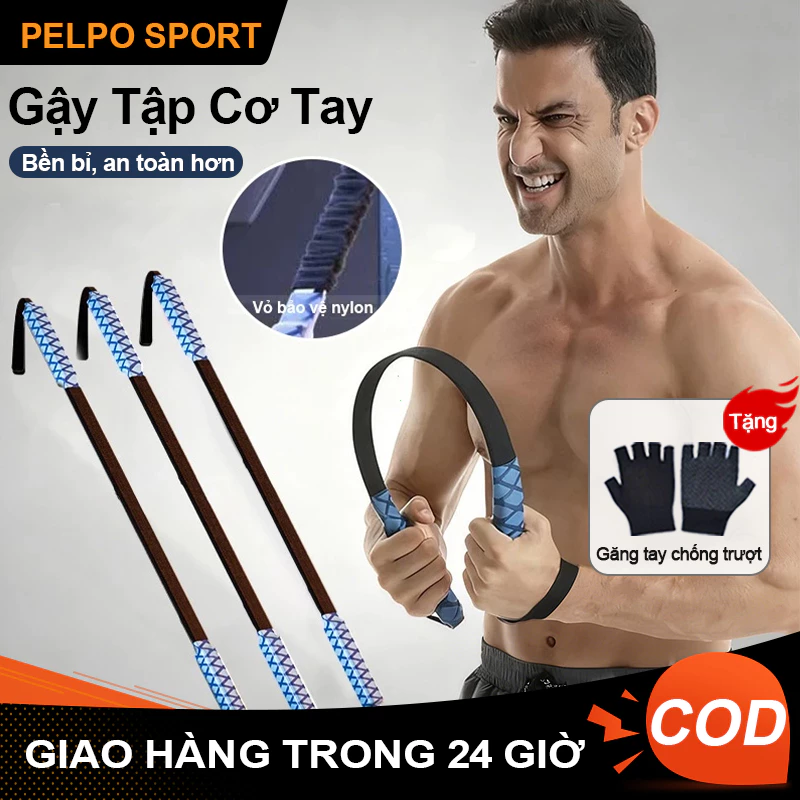 Gậy Tập Cơ Tay Thiết Bị Tập Thể Hình Tại Nhà Gọn Nhẹ - Gậy Thể Thao Gia Đình, Không Gây Ồn​