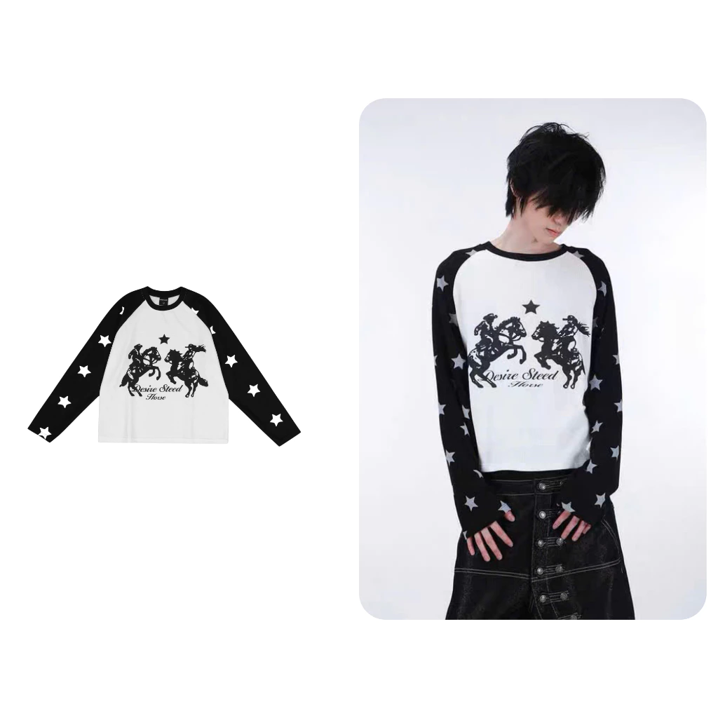 Áo dài tay Raglan Waffle Desired ODIN CLUB, Áo longsleeves form boxy tôn dáng, chất liệu vải tổ ong ít nhăn, thoáng khí