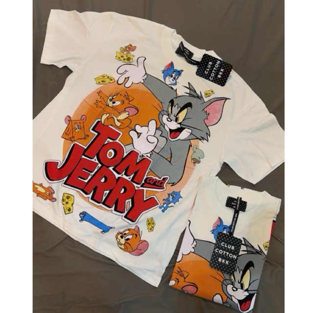 Áo Thun JERRY Form Rộng Hình In Sắc Nét, Full Tag Mac Cao Cấp Vải Dày Dặn Không Xù Loại 1 Hottrend