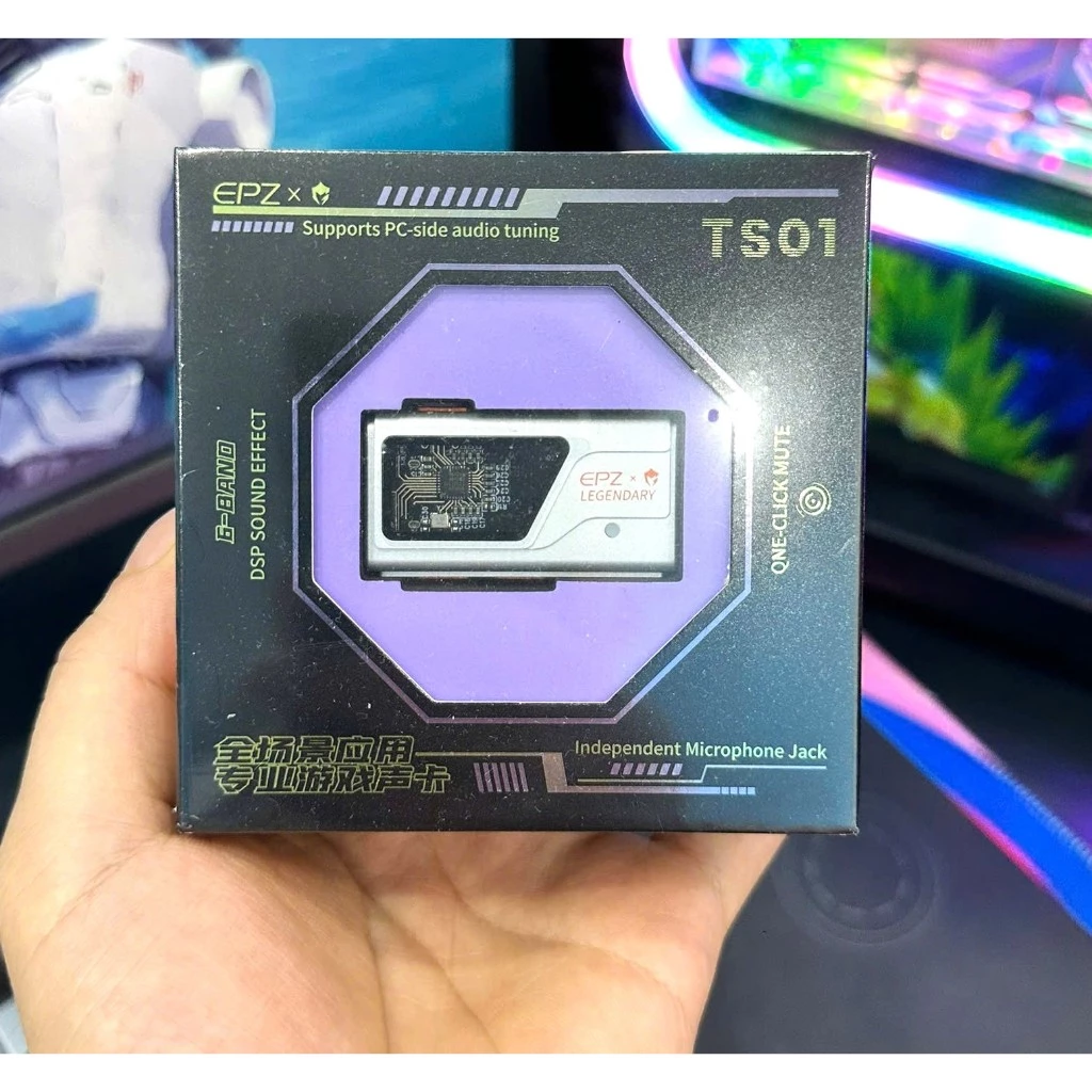 EPZ TS01 / TP35 PRO  – USB-C Gaming DAC, 7.1 Surround & AI Lọc Tiếng Ồn , giá tốt