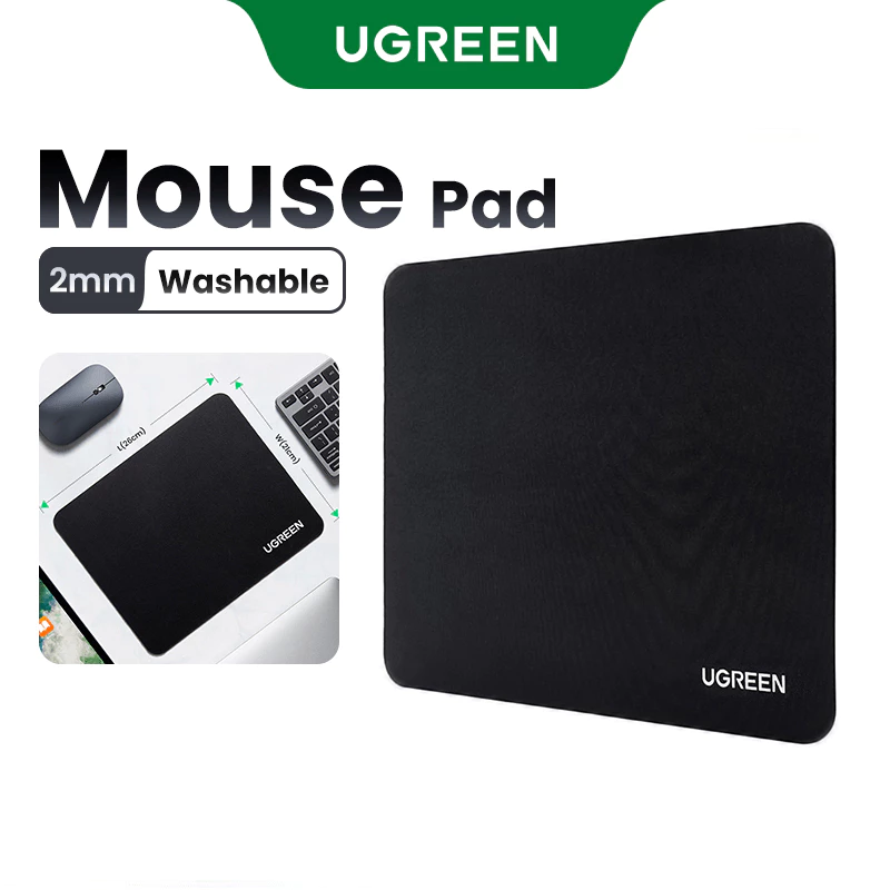 Miếng lót chuột máy tính UGREEN để bàn màu trơn cao cấp tiện lợi