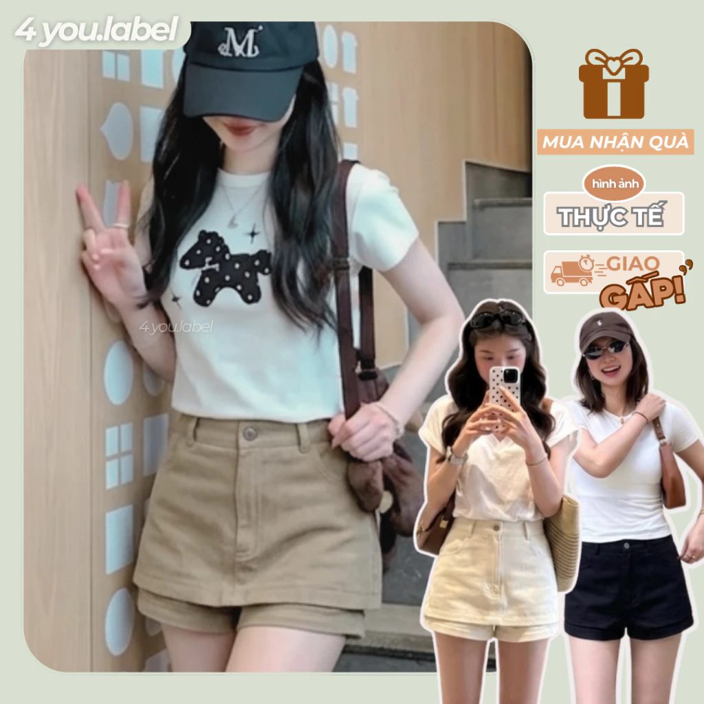 ( FORM ĐẸP ) Quần Váy Kaki Nữ Kaki Nhật Thô Đanh Dáng Ngắn 4YOU.LABEL Chân Váy Chữ A Dày Dặn Đứng Form Cá Tính