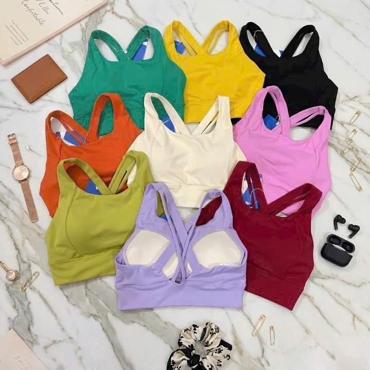 Áo Bra tập Gym, Yoga, Erobic cho nữ  mút đúc, chất lulu, hàng quảng châu form chuẩn  AT005