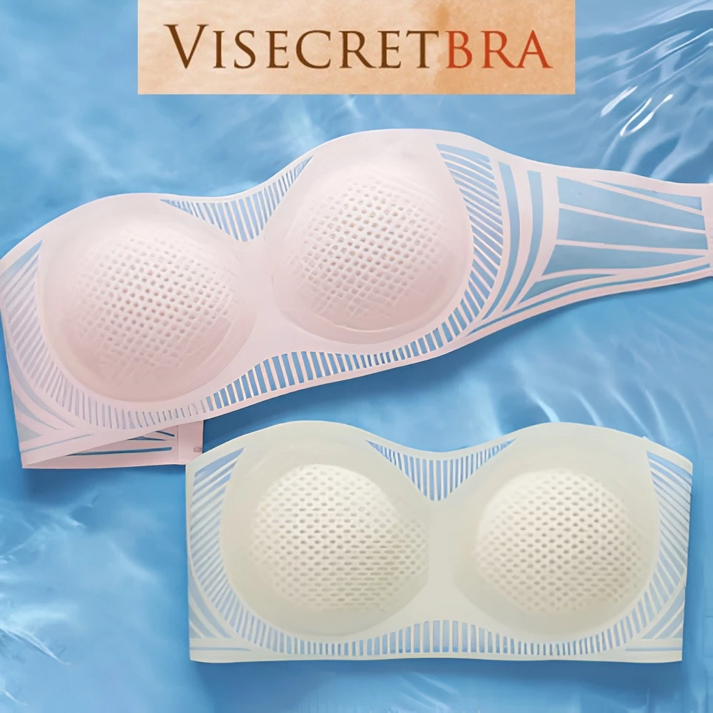 KOC -- 250455 - Áo Lót Nữ Áo Bra Nữ Visecret Bra Áo Không Dây Nâng Vòng 1 Không Gọng Có Mút Đệm Gom Quả Chống Xệ