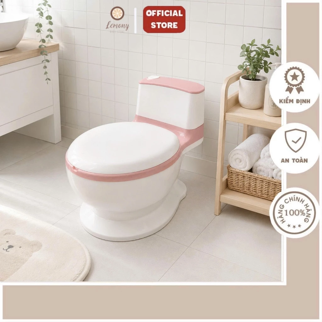 Bô vệ sinh cho bé, hình dáng như chiếc bồn cầu mini giúp bé tạo thói quen tốt