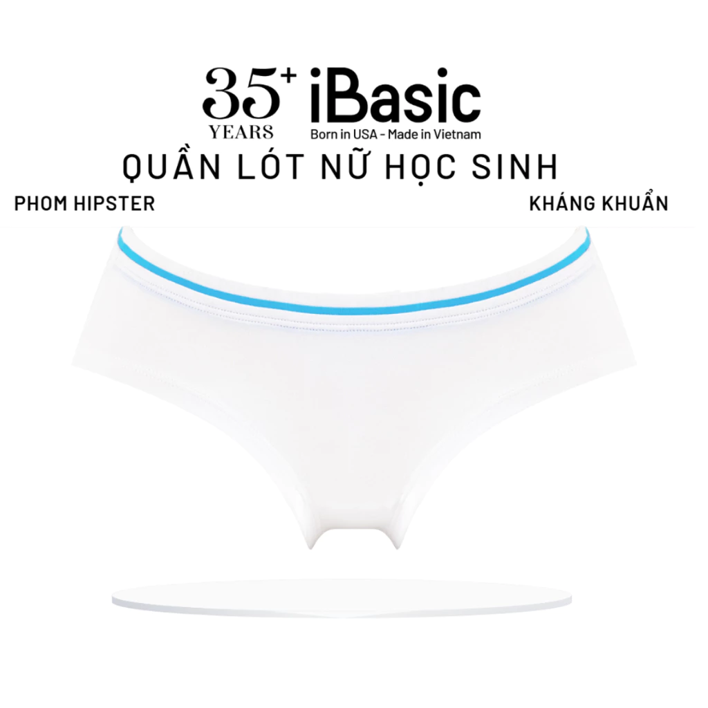 Quần lót nữ học sinh iBasic cotton USA kháng khuẩn hipster PANTG032