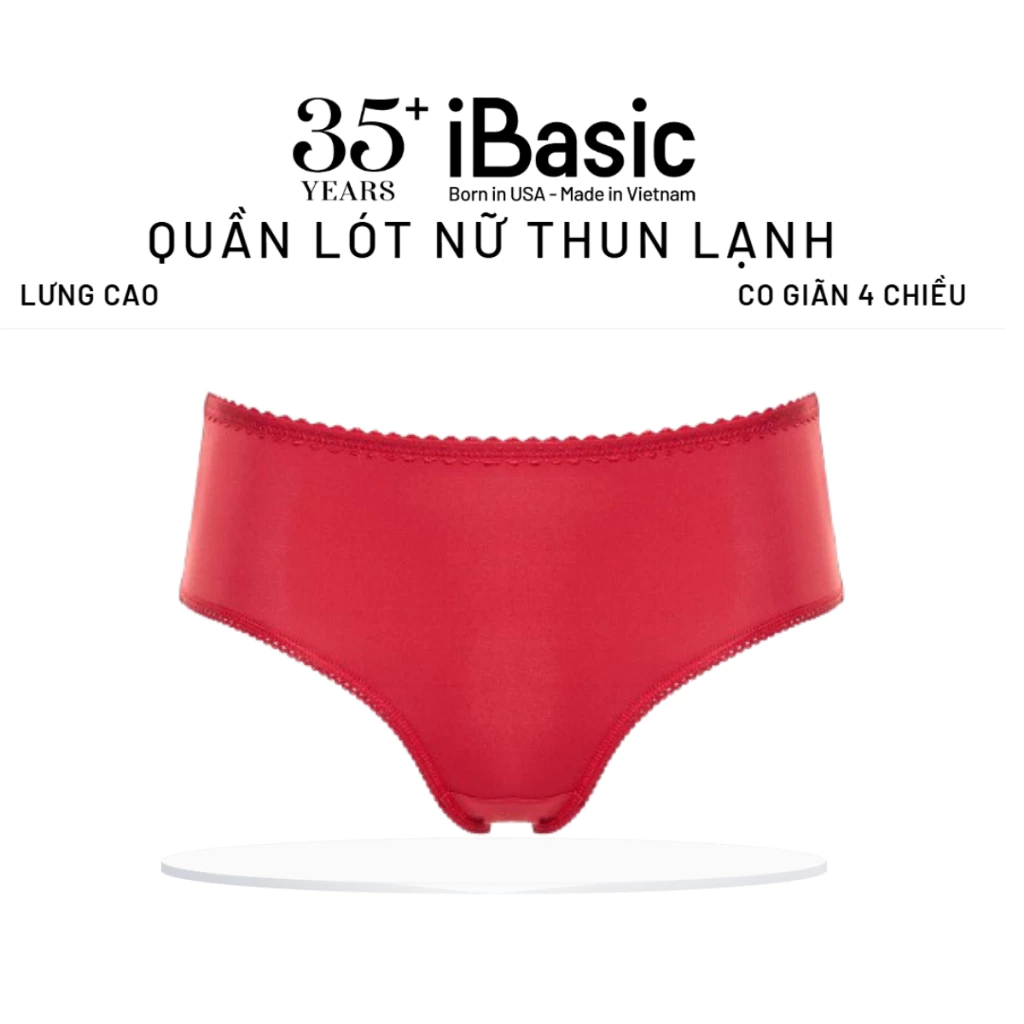 Quần lót nữ iBasic thun lạnh lưng cao PANW148C