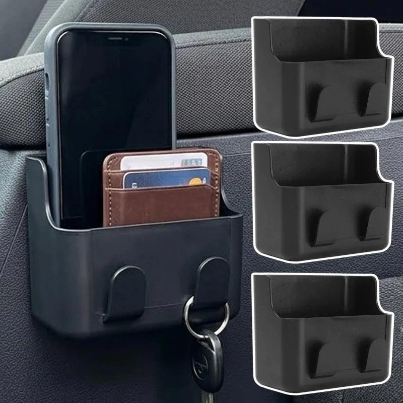Hộp Đựng Đồ Ô Tô Đa Năng Dán Taplo Giá Đỡ Điện Thoại Kèm Móc Treo Túi Ô Tiết Kiệm Không Gian