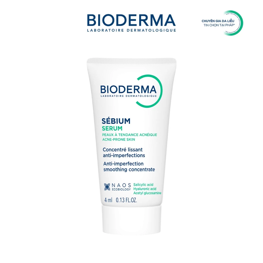 [QUÀ TẶNG KHÔNG BÁN] Tinh chất sáng mịn, mờ thâm Bioderma Sébium Serum cải thiện toàn diện da dầu mụn - 4ml