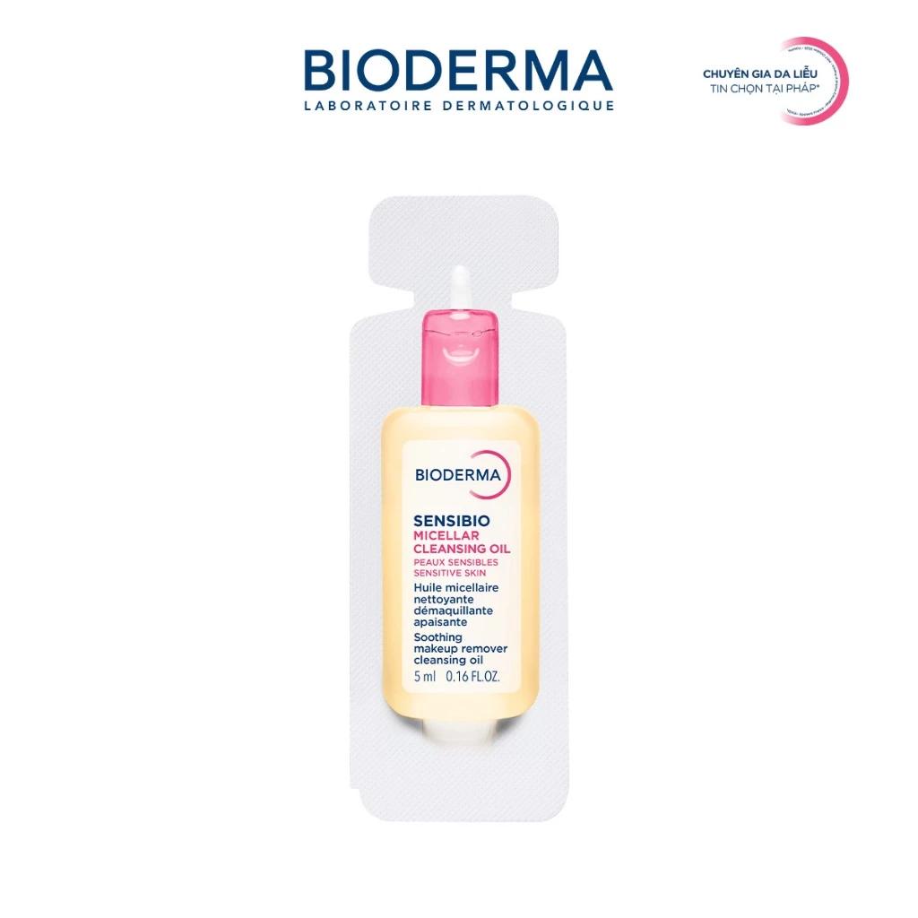 [QUÀ TẶNG KHÔNG BÁN] Dầu tẩy trang & làm sạch Bioderma Sensibio Micellar cleansing oil - 5ml