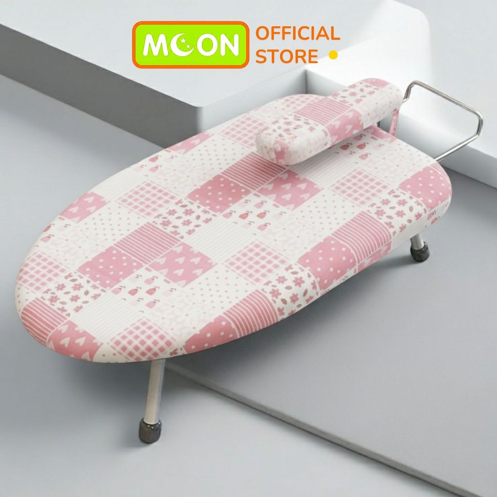 Cầu Là Bàn Ủi Quần Áo Moon Thiết Kế Ba Lớp Dày Dặn Chống Bỏng Dễ Dàng Gấp Gọn…