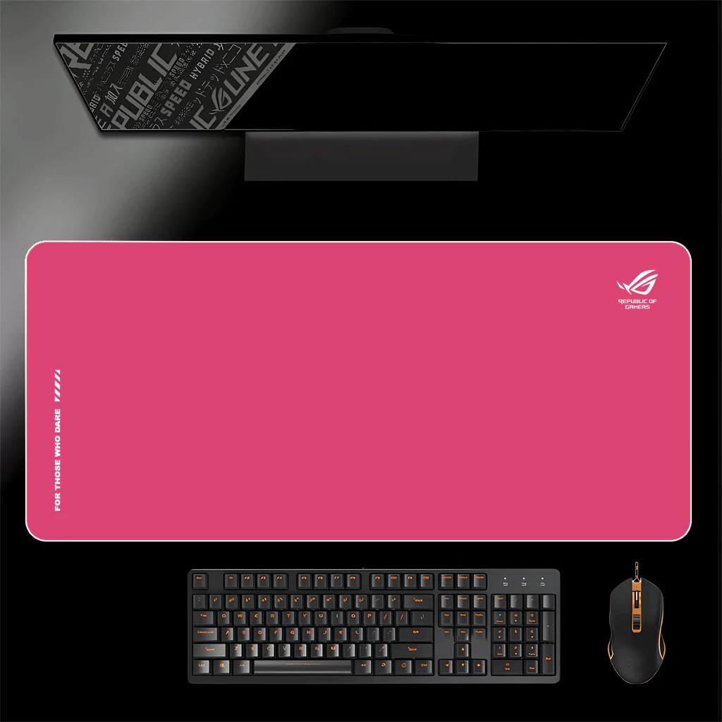Lót chuột Gaming Techstar, Deskmat hoạ tiết đơn giản basic Mouse pad Chống Trượt Bo Viền
