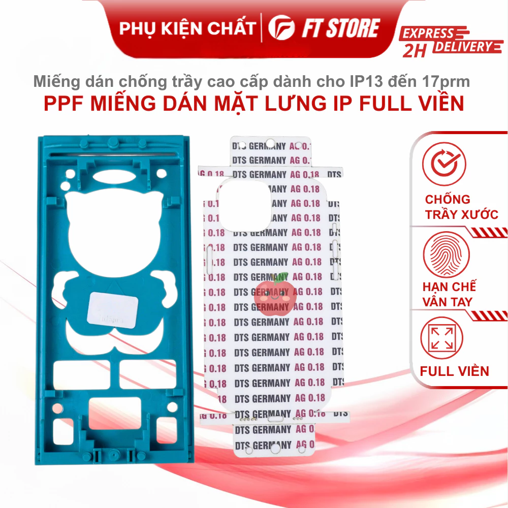 Miếng dán PPF Có Khung Trợ Dán - Trong Suốt/ Nhám Mờ - Chống Trầy Xước - Hạn Chế Vân Tay
