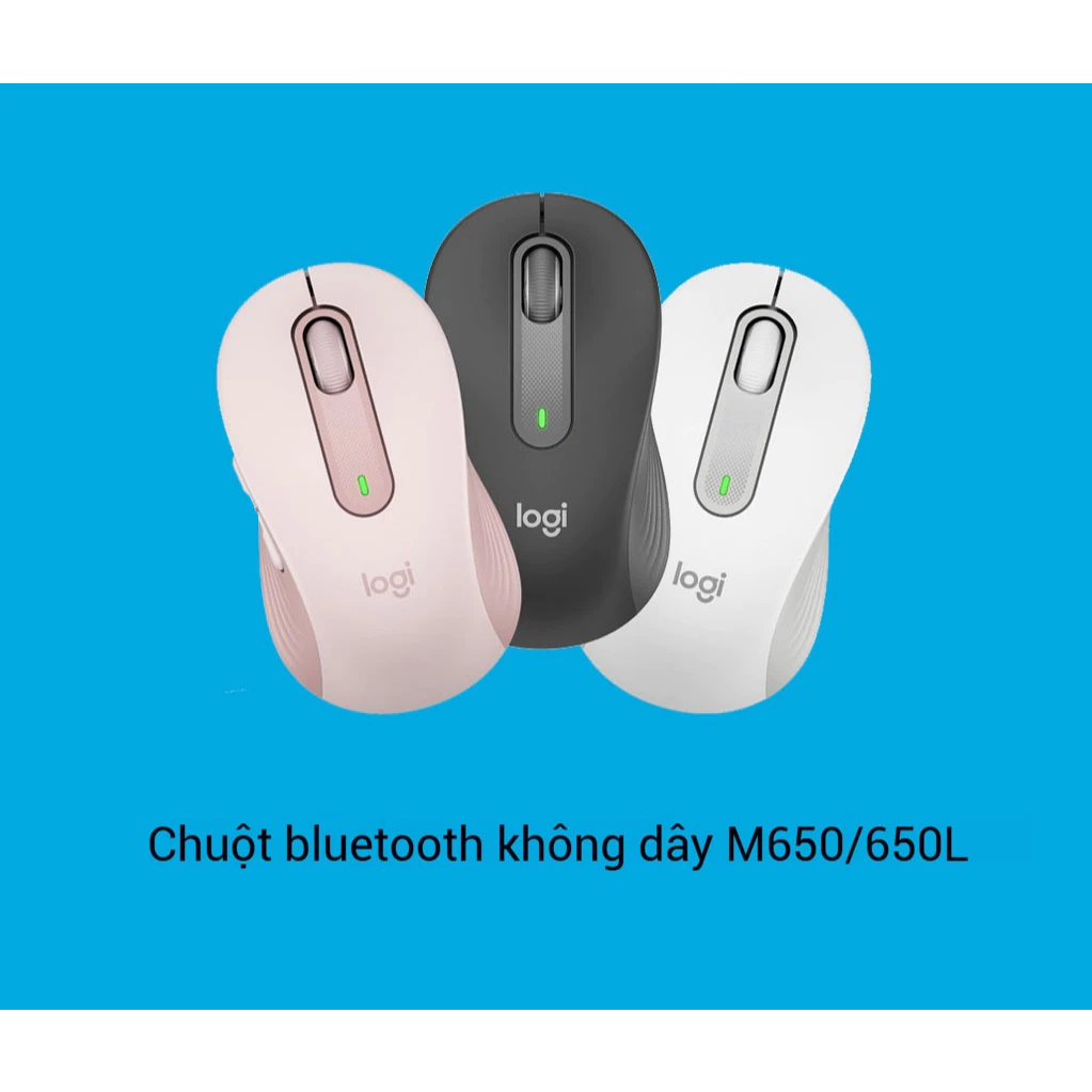 Chuột Logitech M650/M650L Chuột không dây Bluetooth văn phòng Chuột im lặng thời trang chuột máy tính