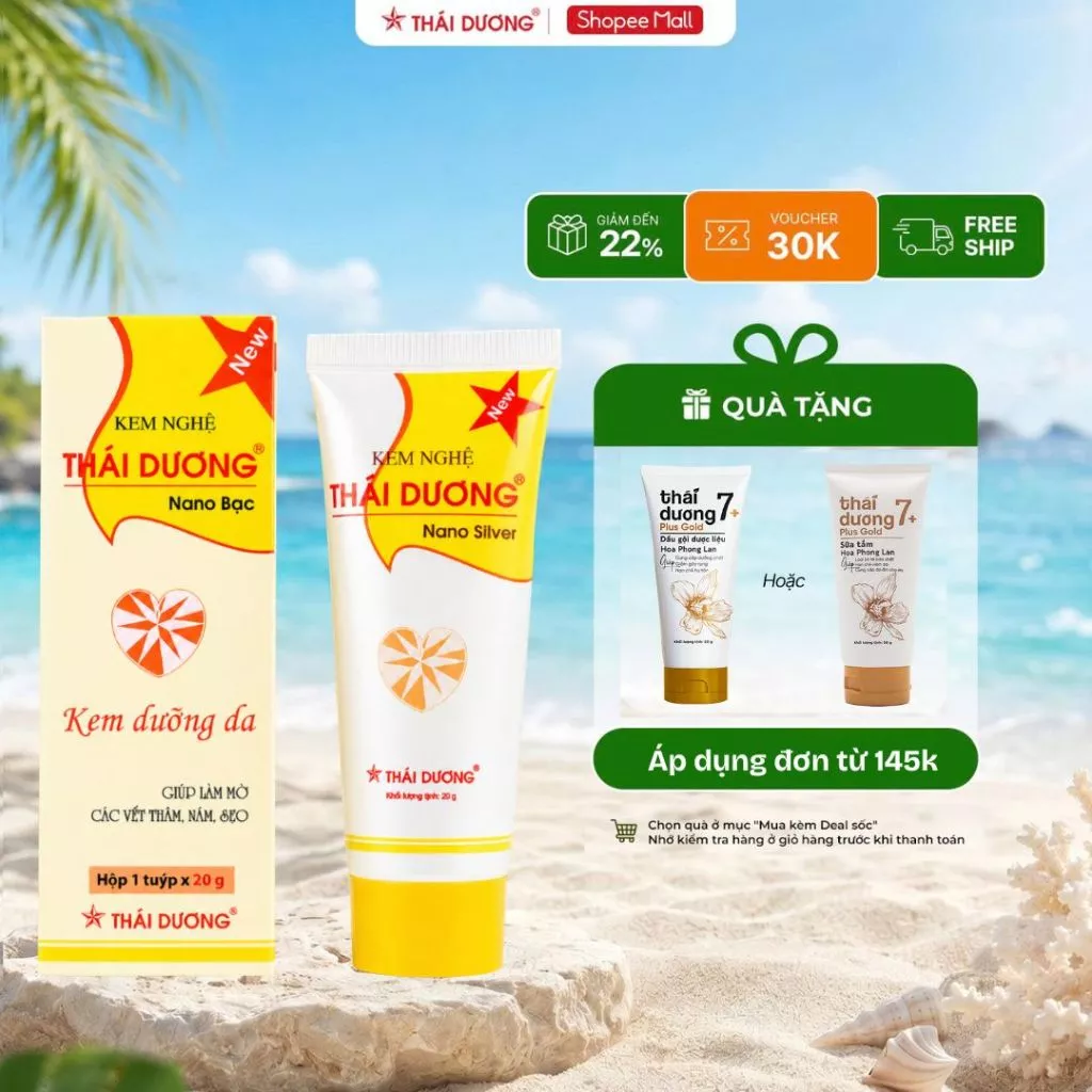 [Voucher 35%] Kem nghệ Thái Dương giúp hỗ trợ mờ thâm sẹo, dưỡng da nhanh lành - Sao Thái Dương