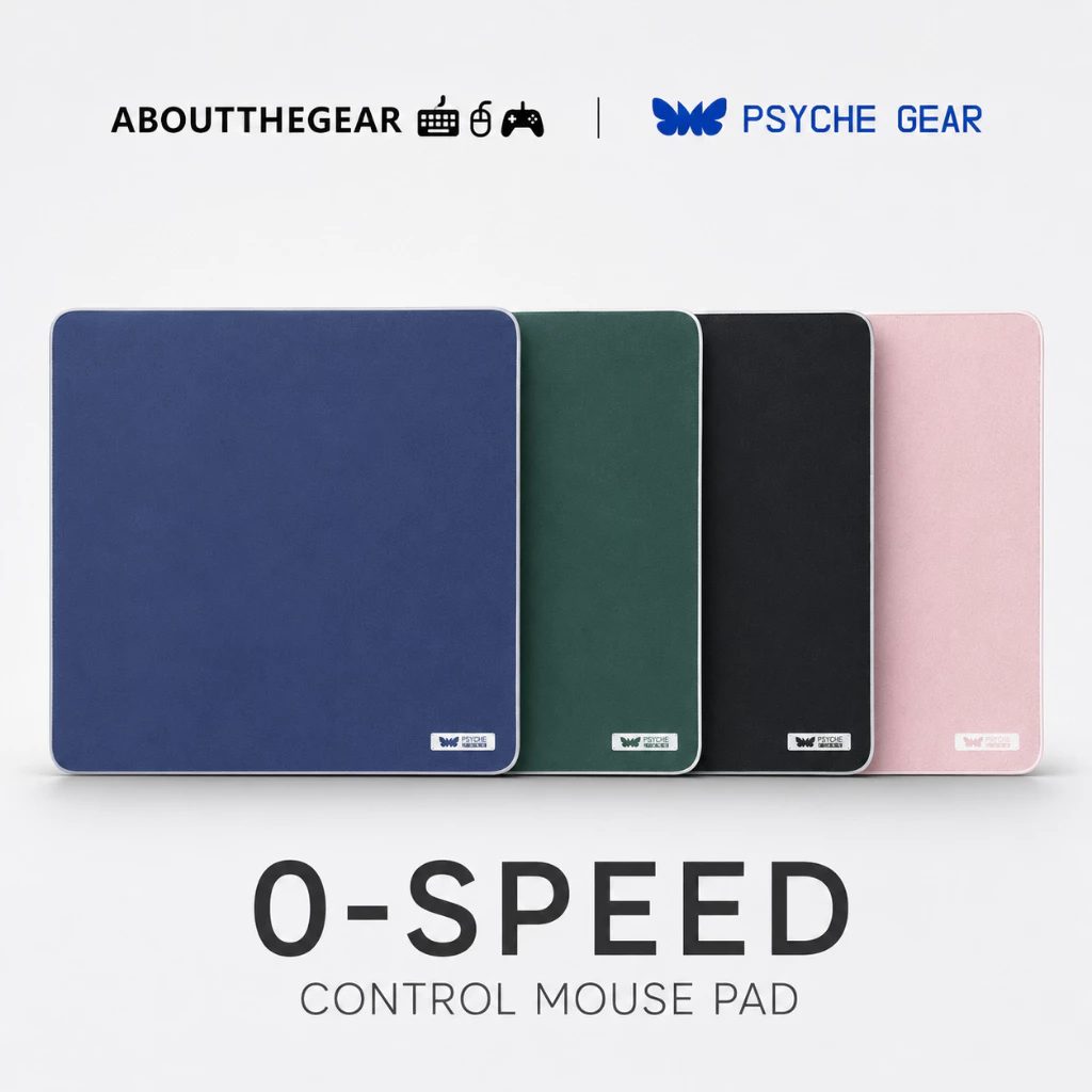 Pad chuột Gaming 0-Speed Psyche Gear [NEWSEAL-100%], đế CAO SU chống trượt