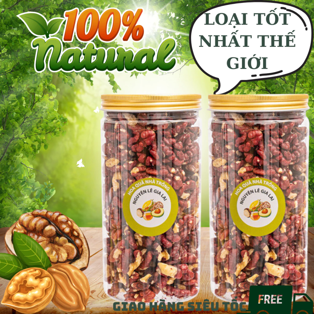 Nhân Óc Chó Đỏ Mỹ Loại 1 Hạt Tự Nhiên Giàu Dinh Dưỡng