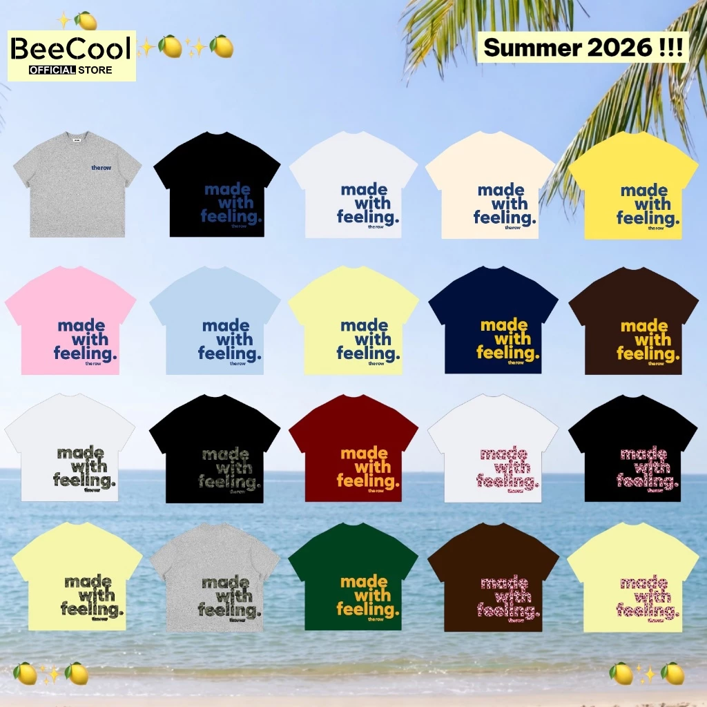 [IN TRÁNG GƯƠNG] Áo Thun Boxy Local Brand Tay Ngắn Cotton 250gsm " MADE WITH FEELING " Áo Phông Forrm Rộng Unisex