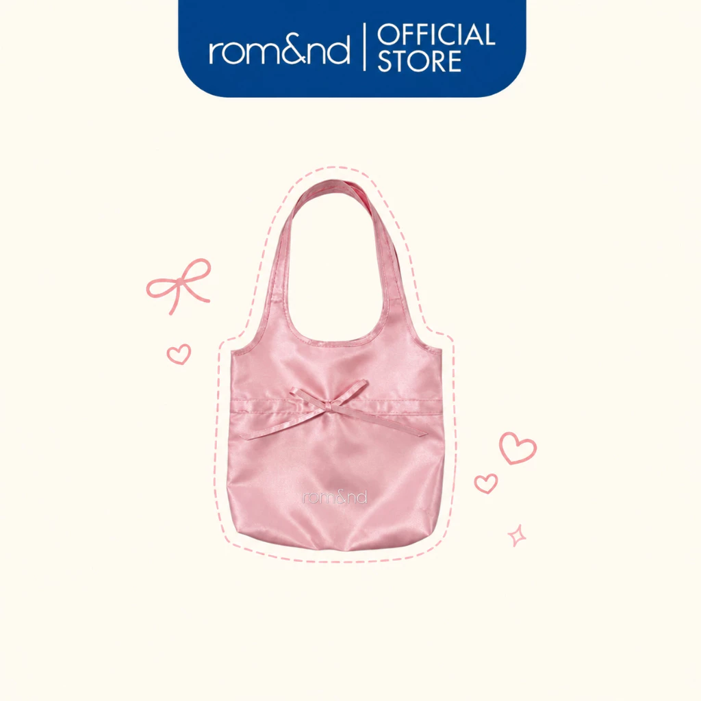 [HB GIFT] [Hàng tặng không bán] Túi Nơ Màu Hồng Xinh Xắn Romand Pink Satin Bag