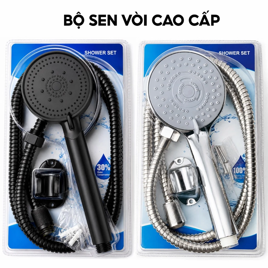 Vòi sen tăng áp, đầu vòi dây vòi sen tắm tăng áp nóng lạnh