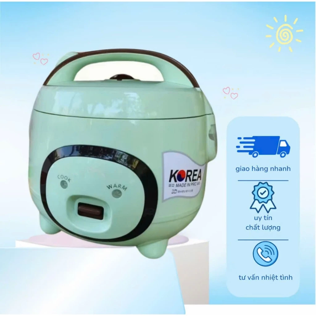 Nồi Cơm Điện Kiểu Dáng Boom Lòng Niêu 1L-1,2L-1,8L-2,2L Cuccko CR388 - Kiểu Dáng Hàn Quốc - Bảo Hành 12 Tháng