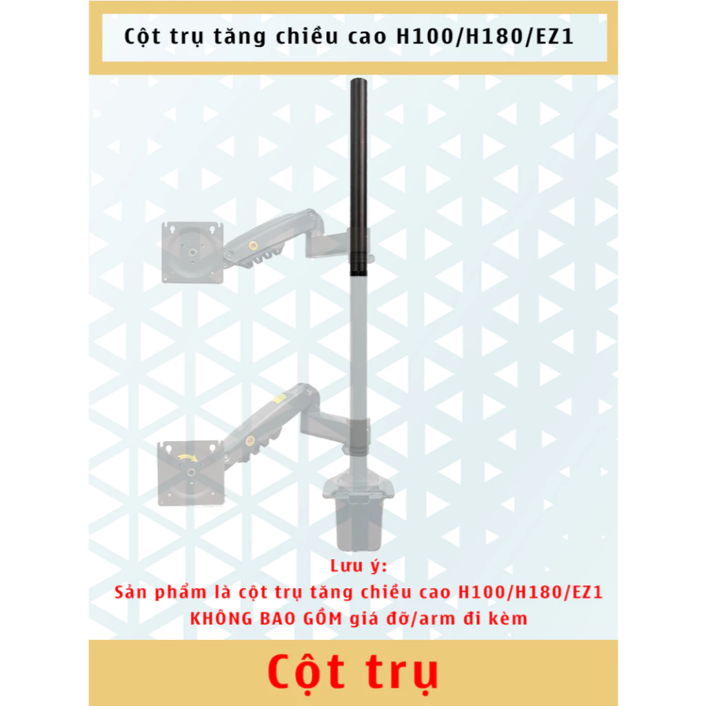 Cột trụ mở rộng - Phụ kiện nâng cấp - Dành cho H100 - H180 - EZ1 / EZ2 / EZ3 / EZ4