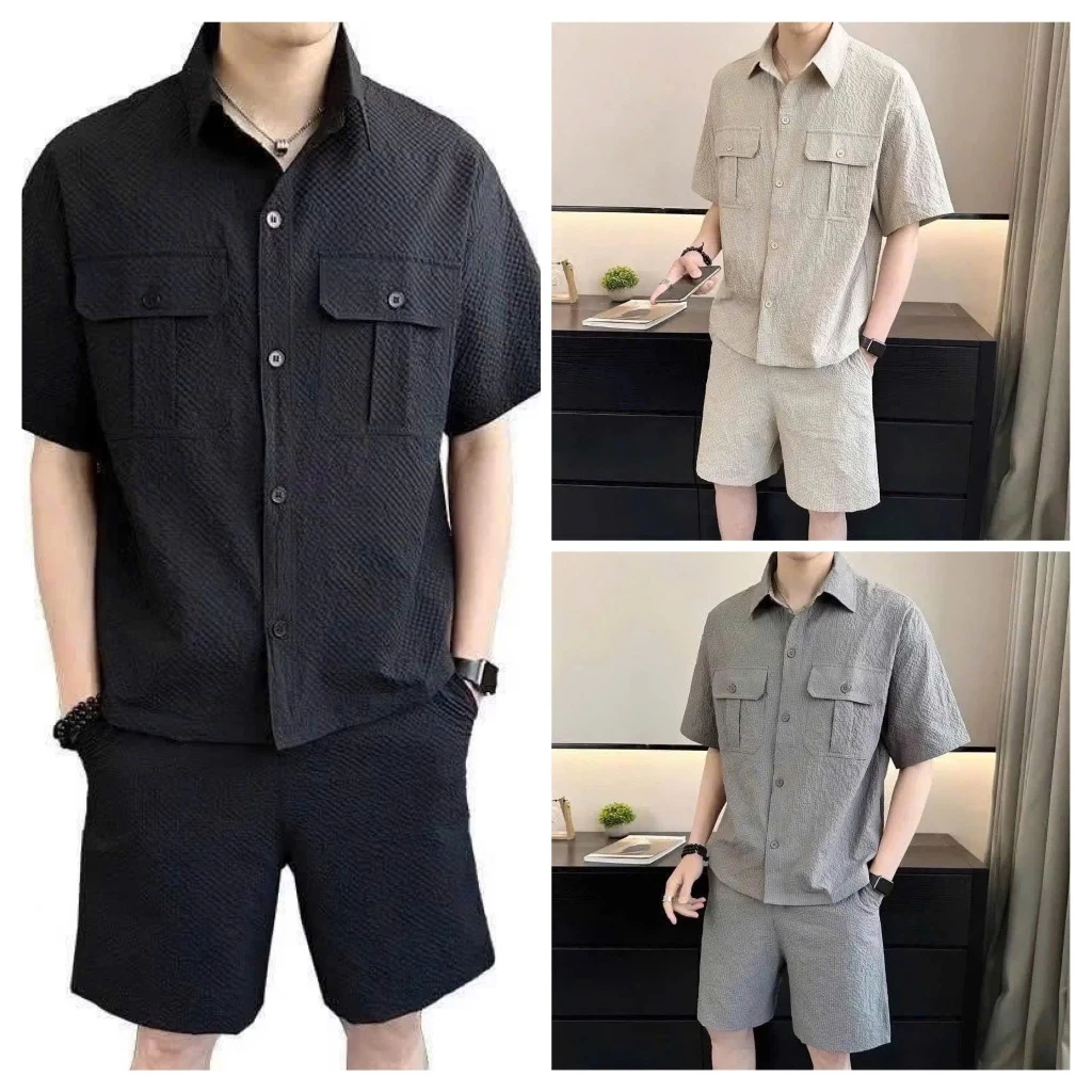 BỘ CỘC TAY NAM CHẤT XỐP HÀN SANG TRỌNG TRẺ TRUNG,VẢI ĐŨI XỐP CAO CẤP VNXK THOÁNG MÁT THÒI TRANG