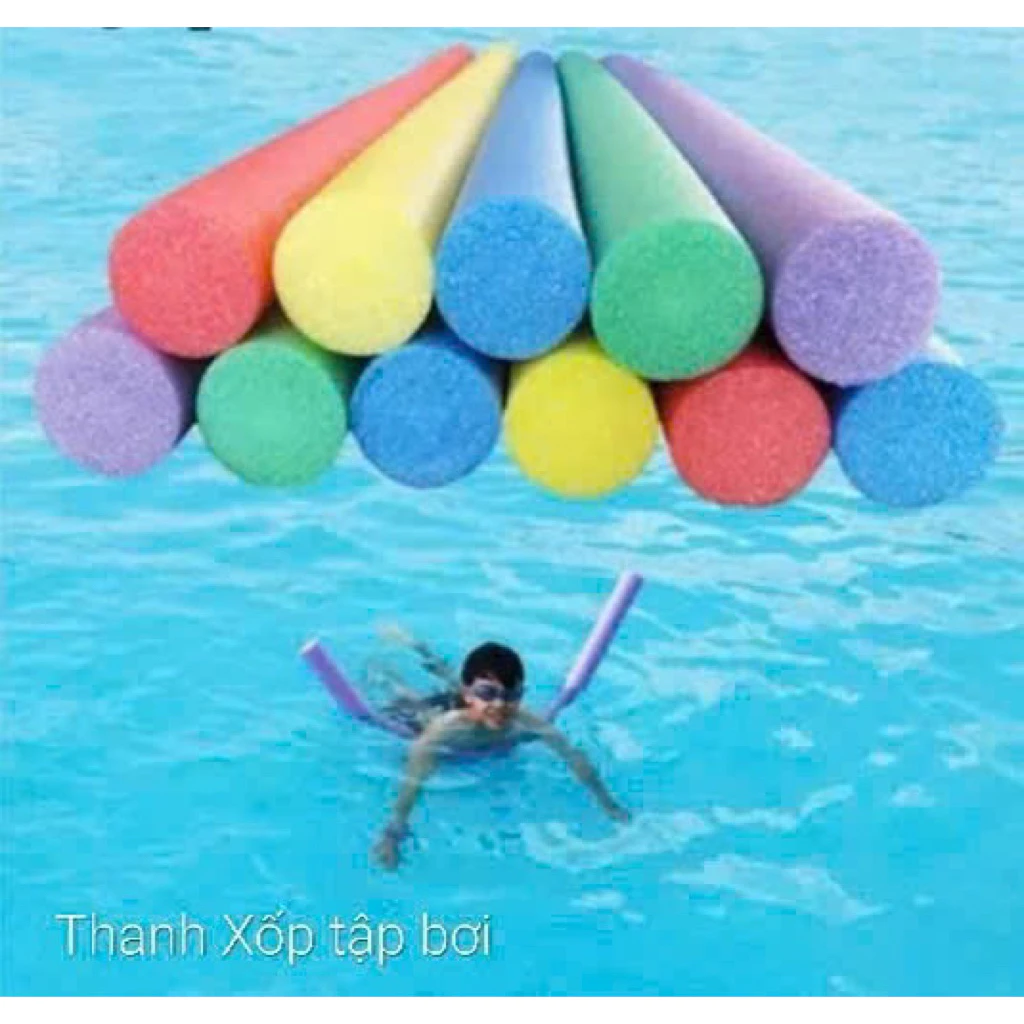 Phao Ống Đặc Tập Bơi Cho Bé, Phao Cây, Phao Xốp, Phao thanh, phao bơi kích thước 60x1500mm