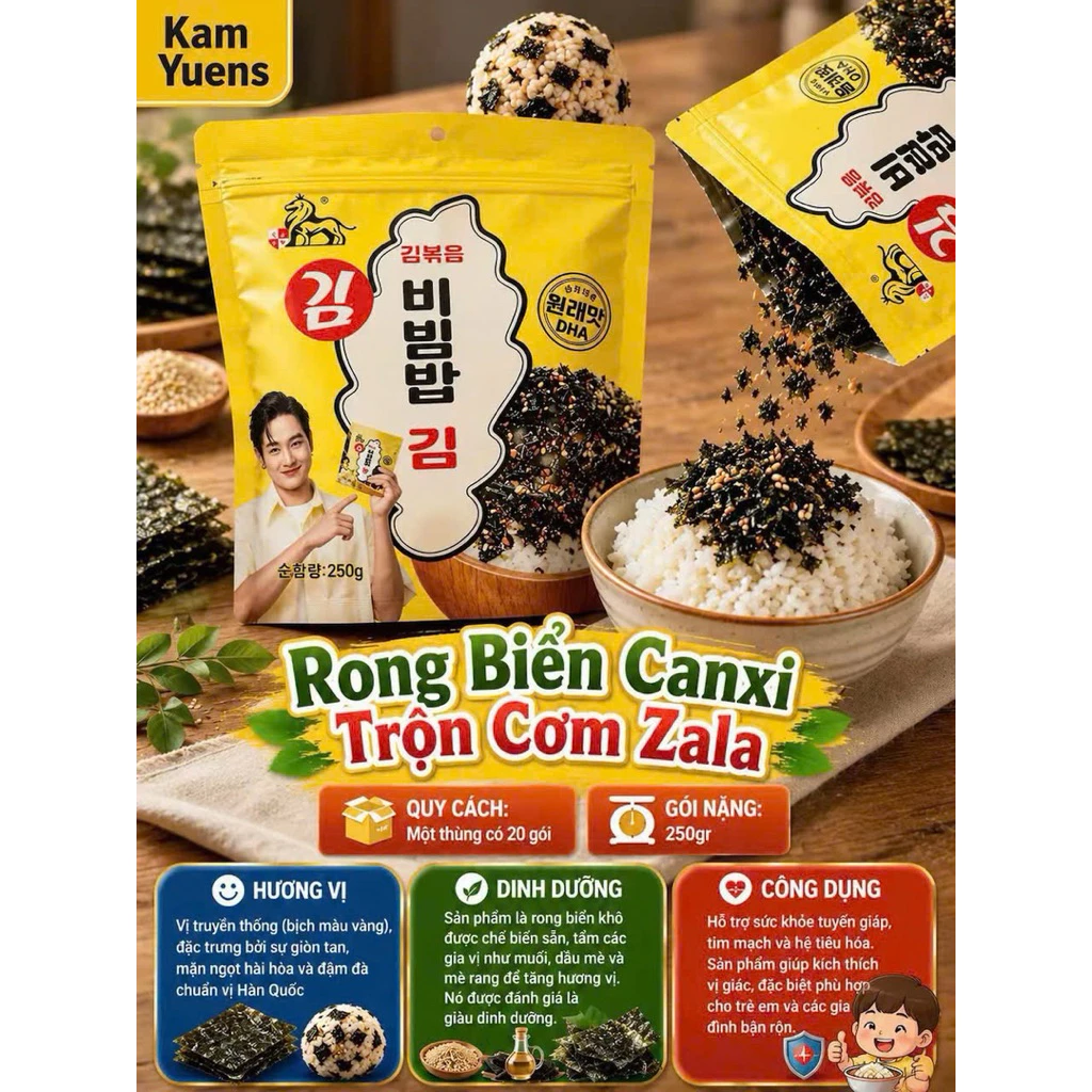Rong Canxi Trộn Cơm 250g
