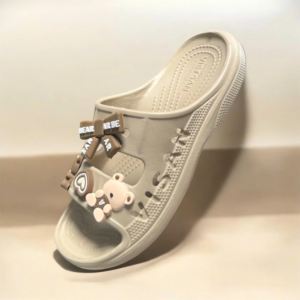 Dép Bánh Mì Quai Ngang Hình Thú Siêu Xinh - Đi Chơi, Đi Học Cực Êm size 32-39 vs262
