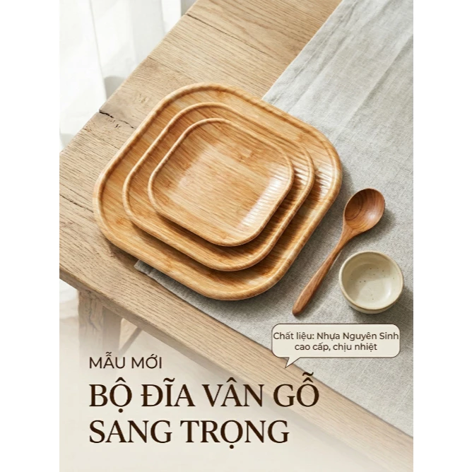 Đĩa nhựa giả mây tre đan HÀNG DÀY Phíp giả mây mẹt tre tròn cao cấp