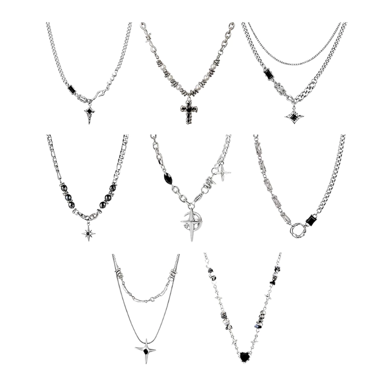 Dây Chuyền Titan Nam Nữ Unisex - Vòng Cổ Phong Cách HipHop - Phụ Kiện Chuỗi Hạt Đá Gavi Accessories