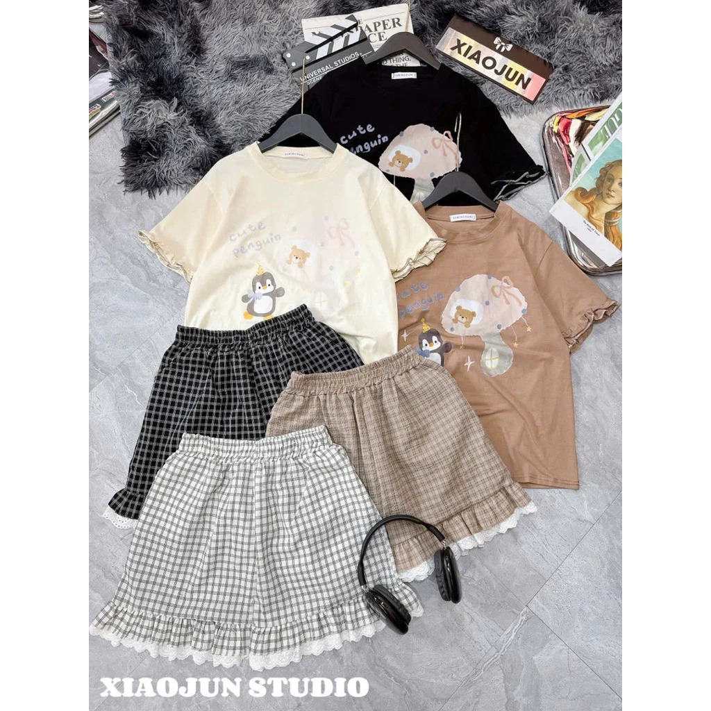 Set Bộ Cotton Gấu Hàng QC