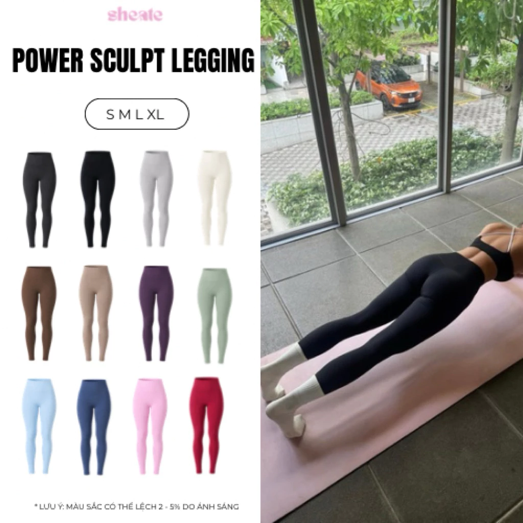 Quần legging cạp cao tôn dáng | POWER SCULPT LEGGING #7100
