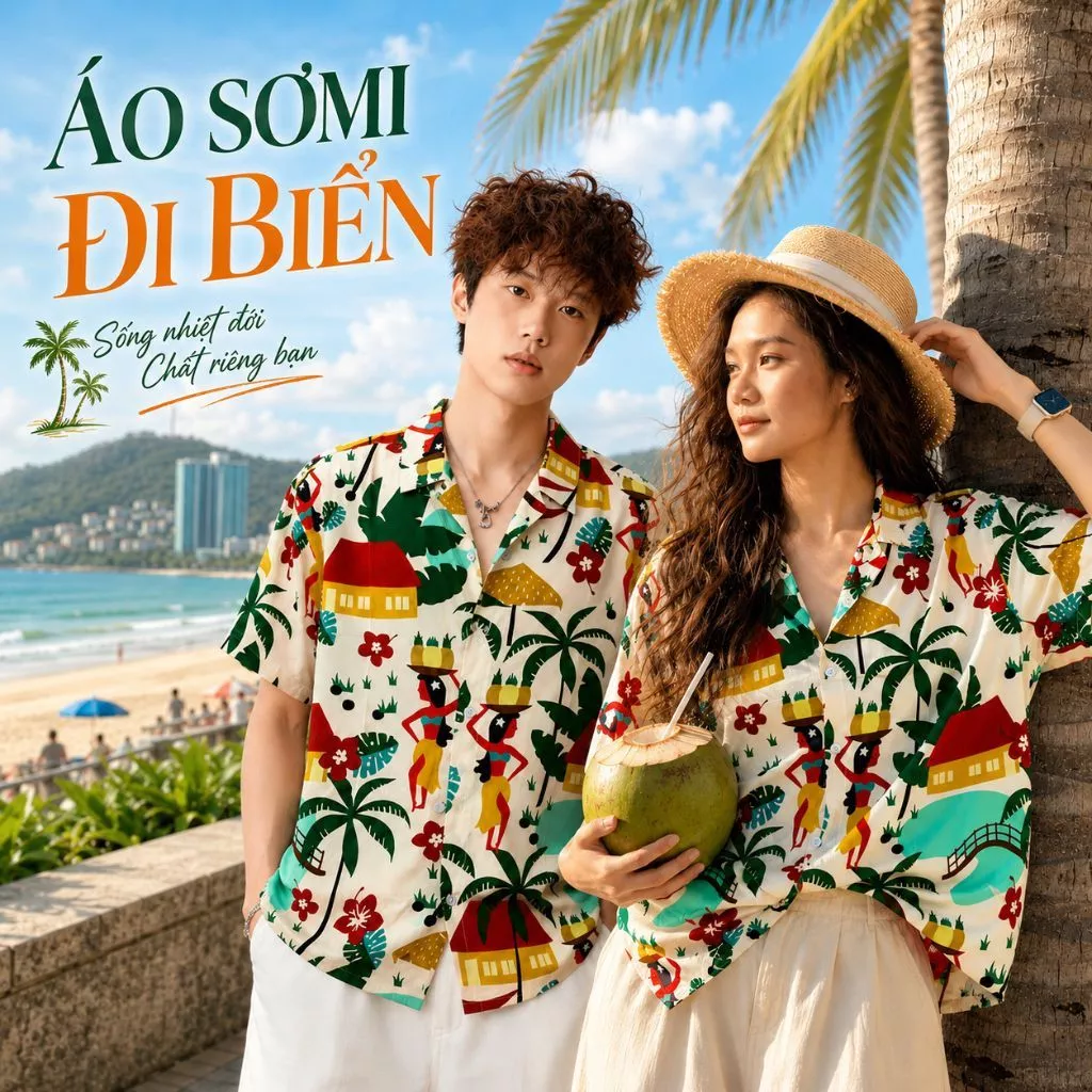 Áo sơ mi nam ngắn tay ZGO loại áo đi biển, nhóm, gia đình, du lịch có size trẻ em  A3D33