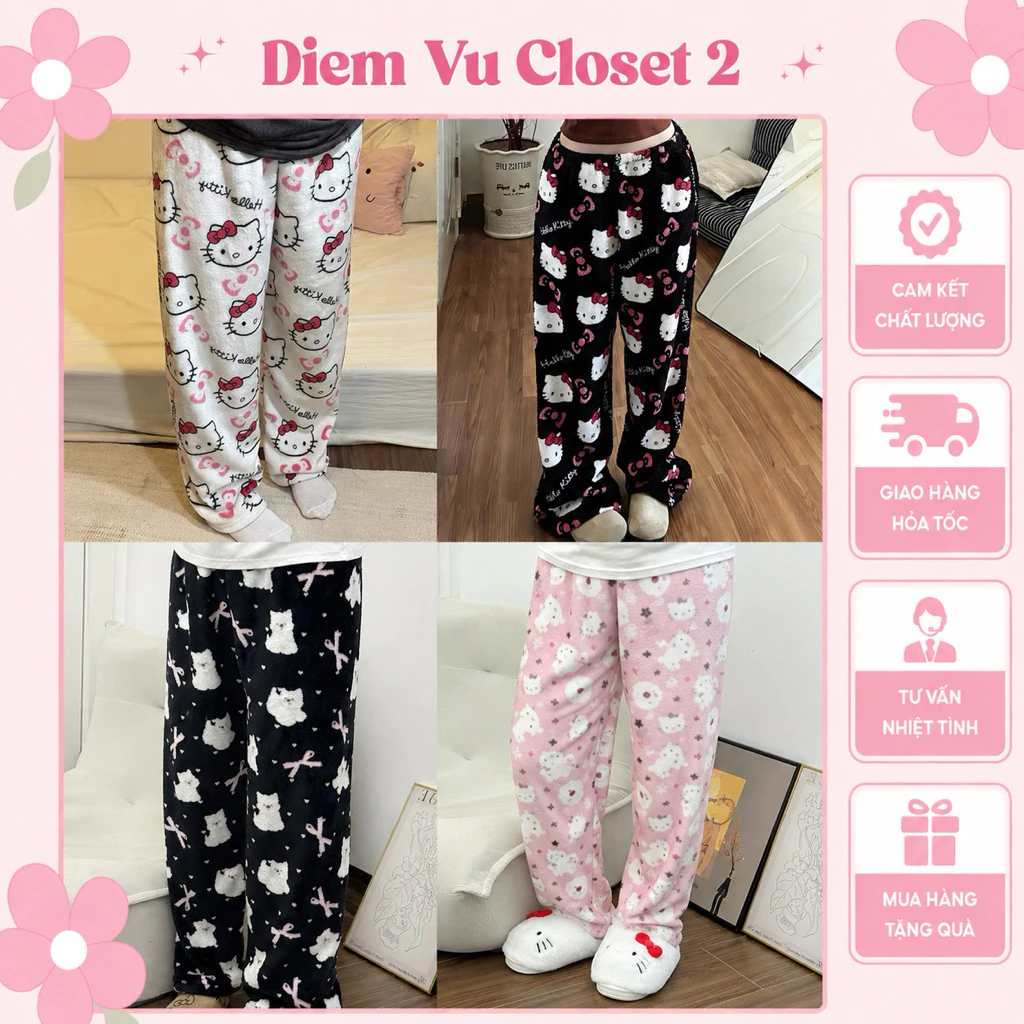 (HÀNG CÓ SẴN) Quần bông dài giữ ấm mùa đông, quần lông nhung chất dày dặn bông mịn ấm, quần dài giữ nhiệt