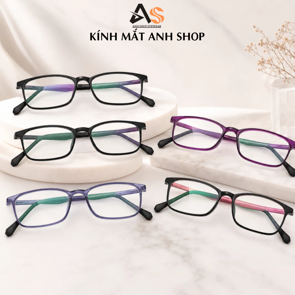 Kính chữ nhật nhỏ dành cho mặt nhỏ thời trang nam nữ 66036A