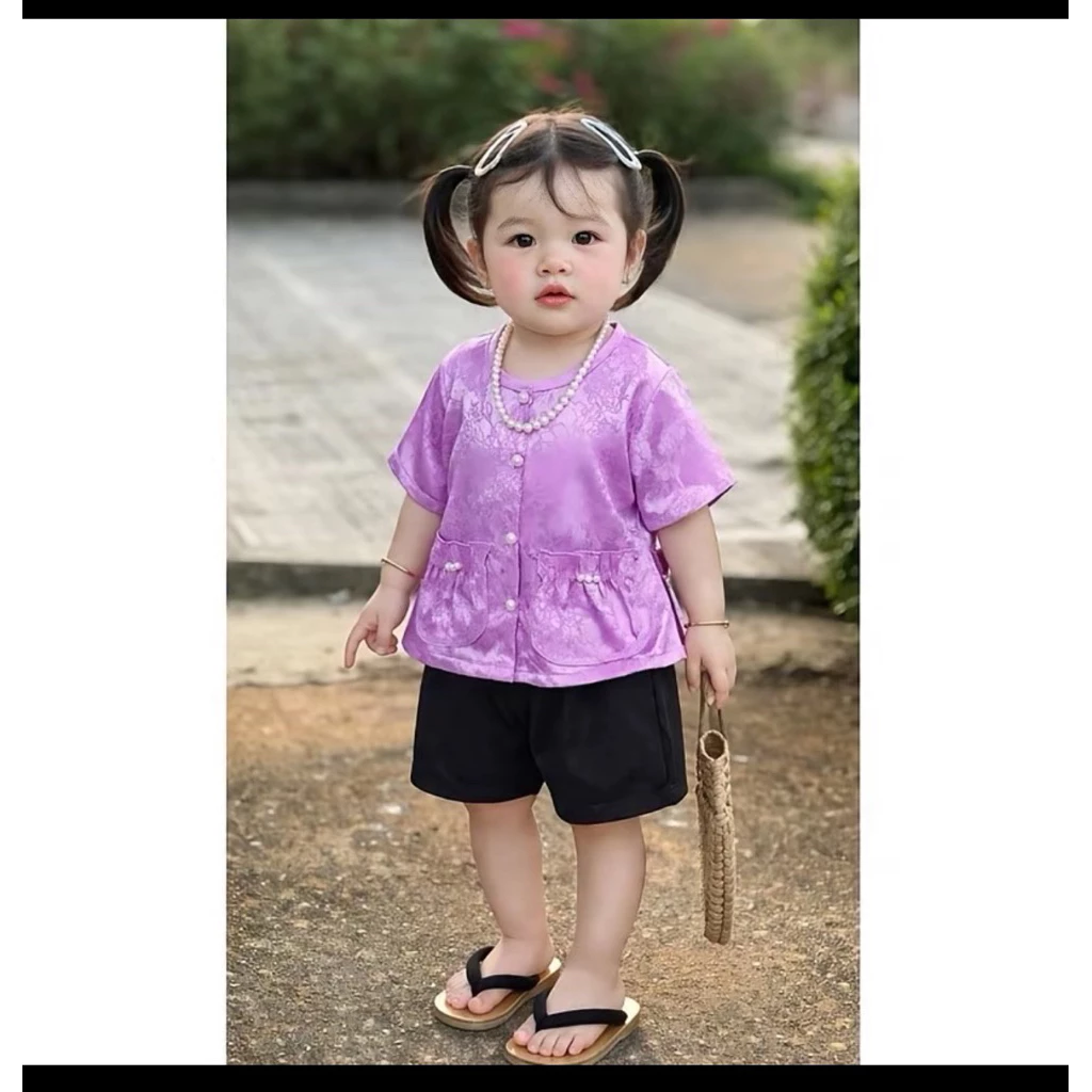 bà ba lụa gấm ( tặng chuỗi)