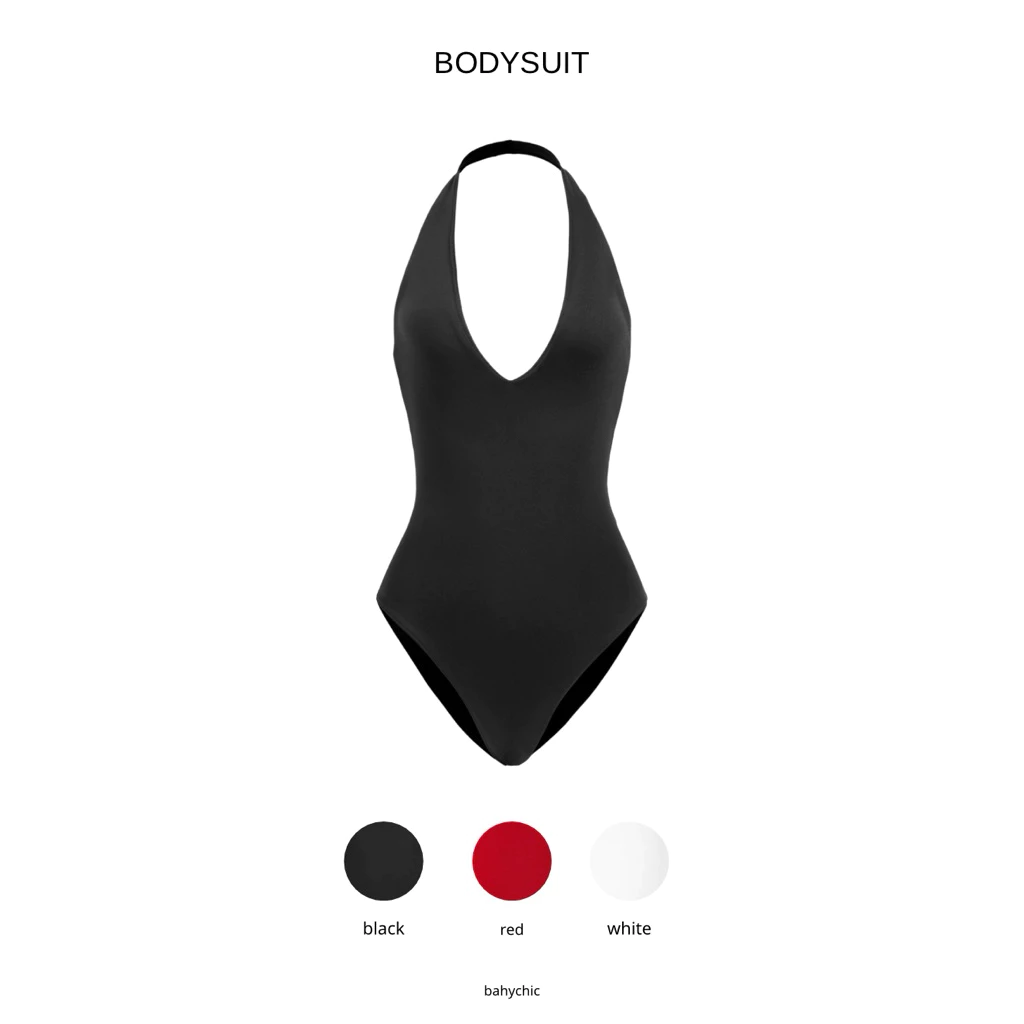( BODY SUIT) Bodysuit liền thân BAHYCHIC siêu ôm sát, KHOÉT SÂU kiểu dáng đơn giản ĐỌC KĨ BẢNG SIZE | BAHYCHIC