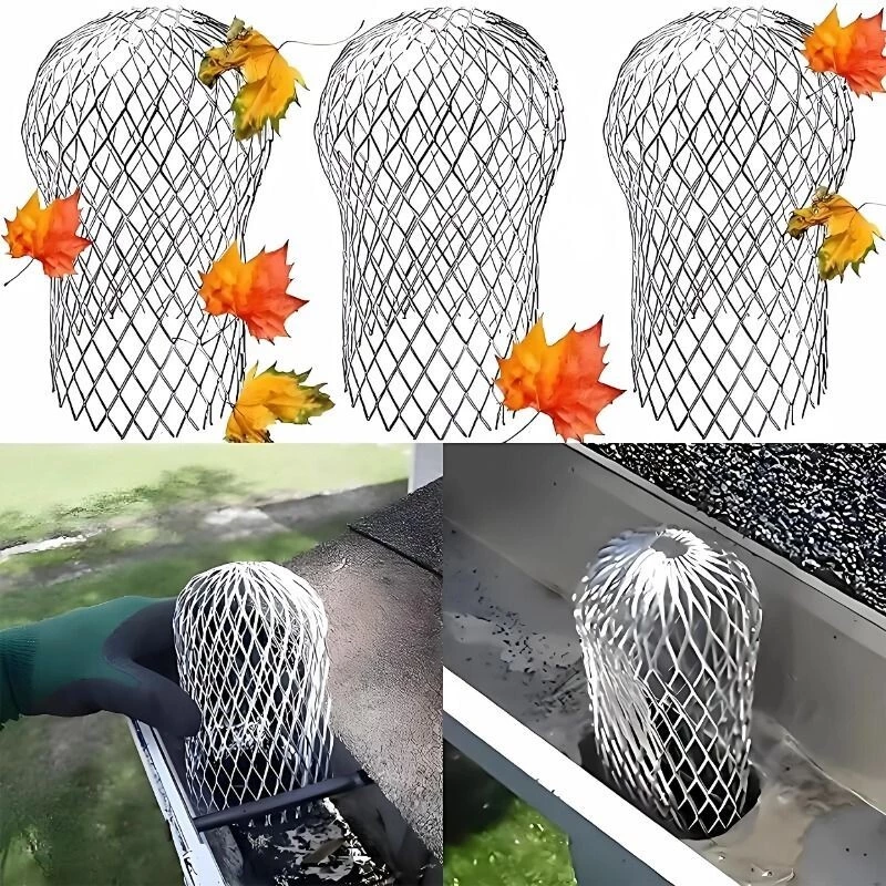 Mái Máng xối Bộ Lọc Đa Năng Dây Nhôm Lọc Lọc Lưới Mở Rộng Bẫy Bảo Vệ Ngăn Ngừa Chặn Leav Phòng ngừa gặm nhấm/rác thải JS