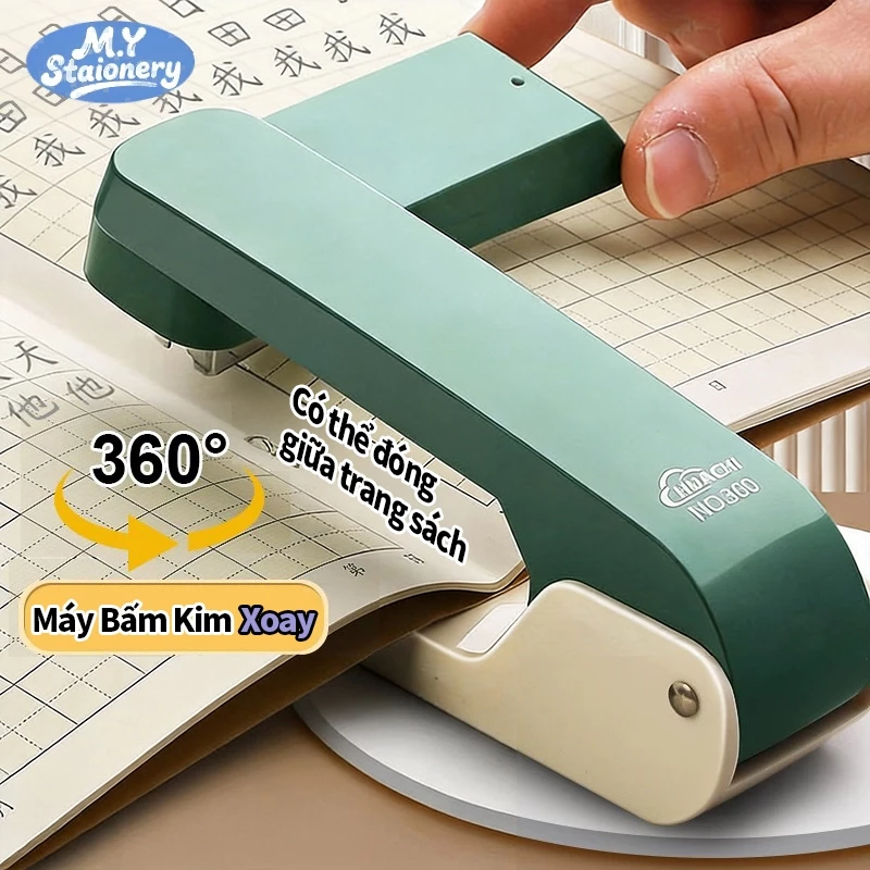Dập Ghim Xoay Chiều Ghim Bấm 40 Trang Cao Cấp Sử Dụng Học Sinh Văn Phòng Sử Dụng Ghim 24/6