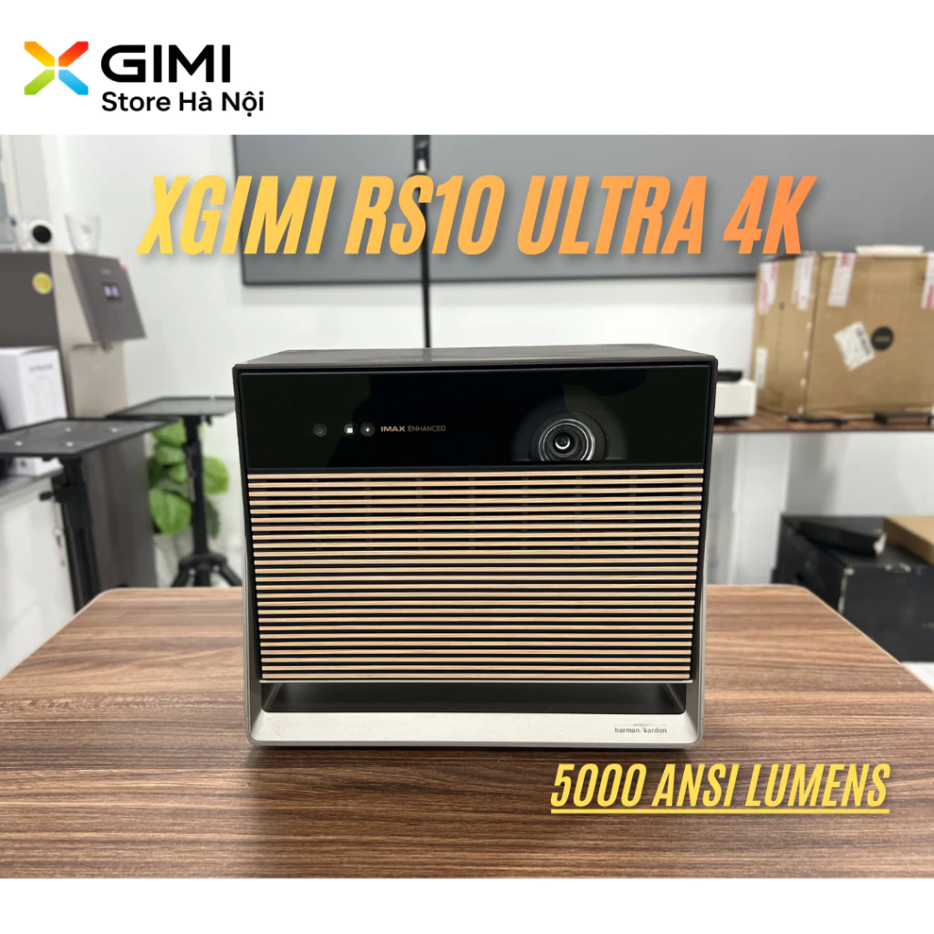 Máy Chiếu 4K XGIMI RS10 Ultra 5000 ANSI Triple Laser IMAX Enhanced Dolby Vision Chính Hãng