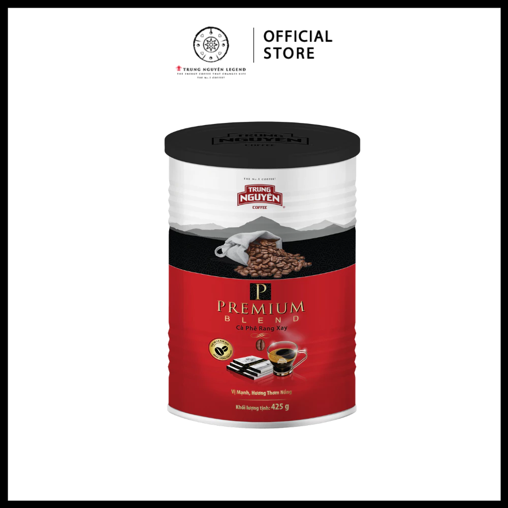 Trung Nguyên Legend - Cà phê rang xay Premium Blend - Lon 425gr
