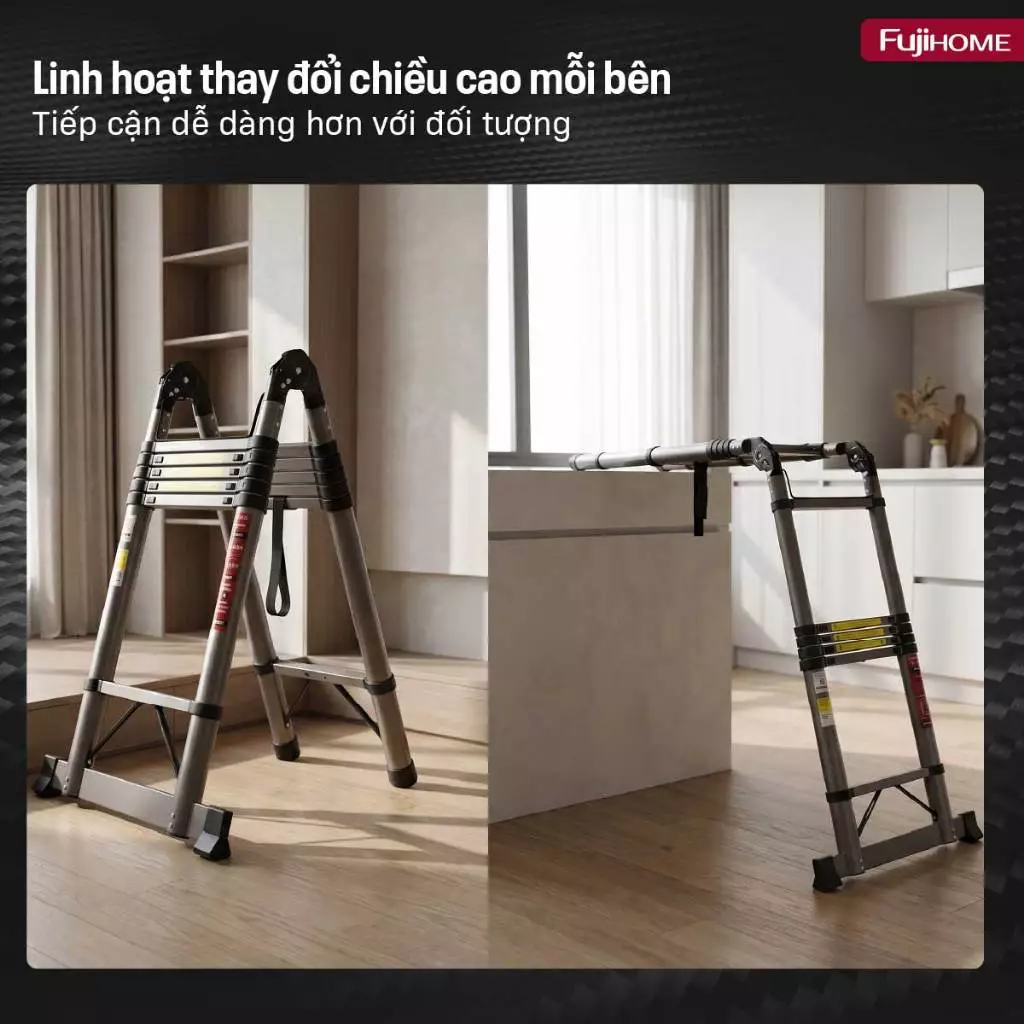 Thang rút gọn chữ A FUJIHOME nhập khẩu STLA50