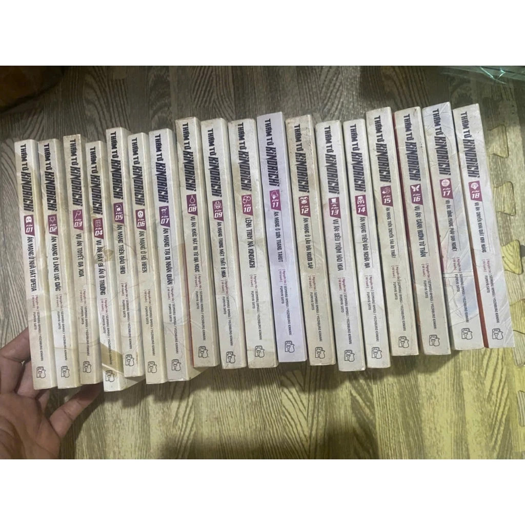 Combo 21q vở Thám Tử Kindaichi, kindaichi short file