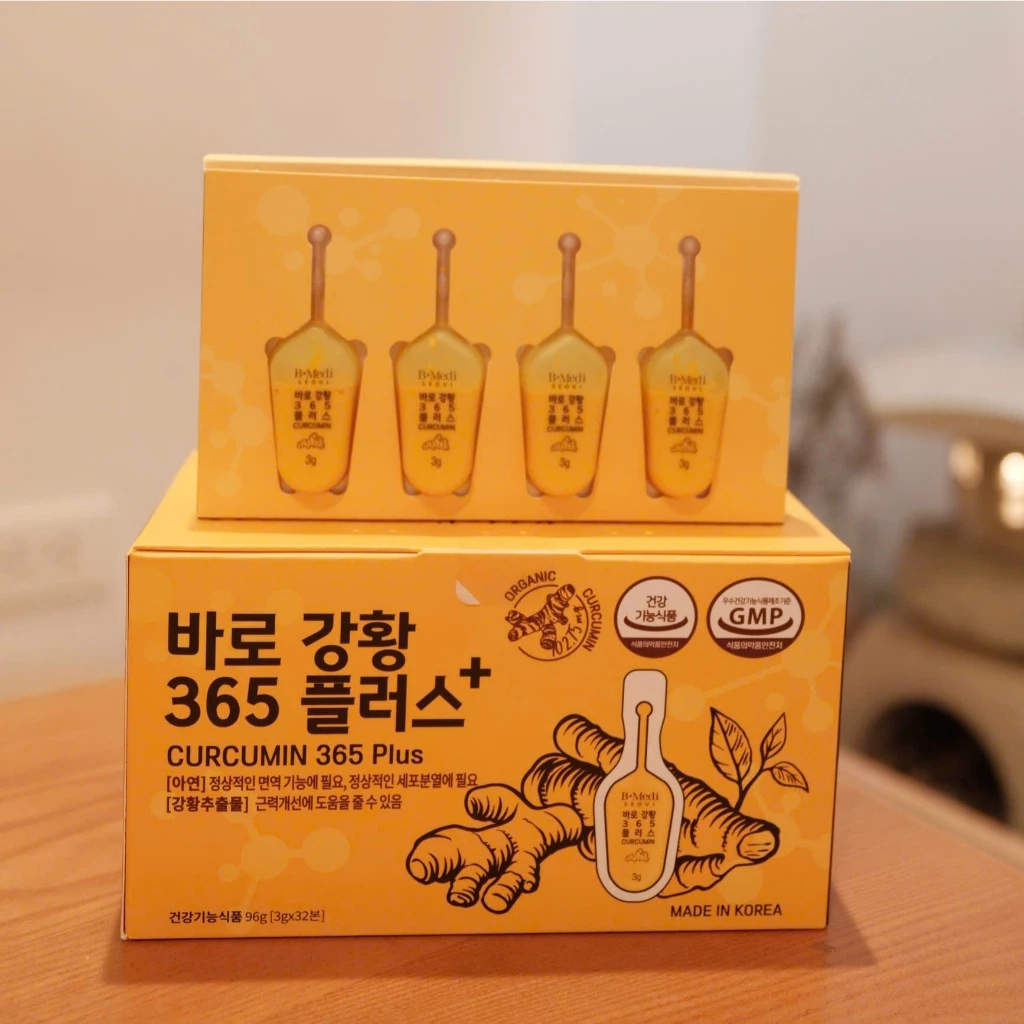 Tinh Nghệ Curcumin 365 PLUS B + Medi Seoul 32 Tép